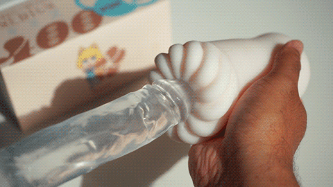 Kaku Mieiki Medium Mimizu 400 soft onahole review from Peachtoys by PercyOna