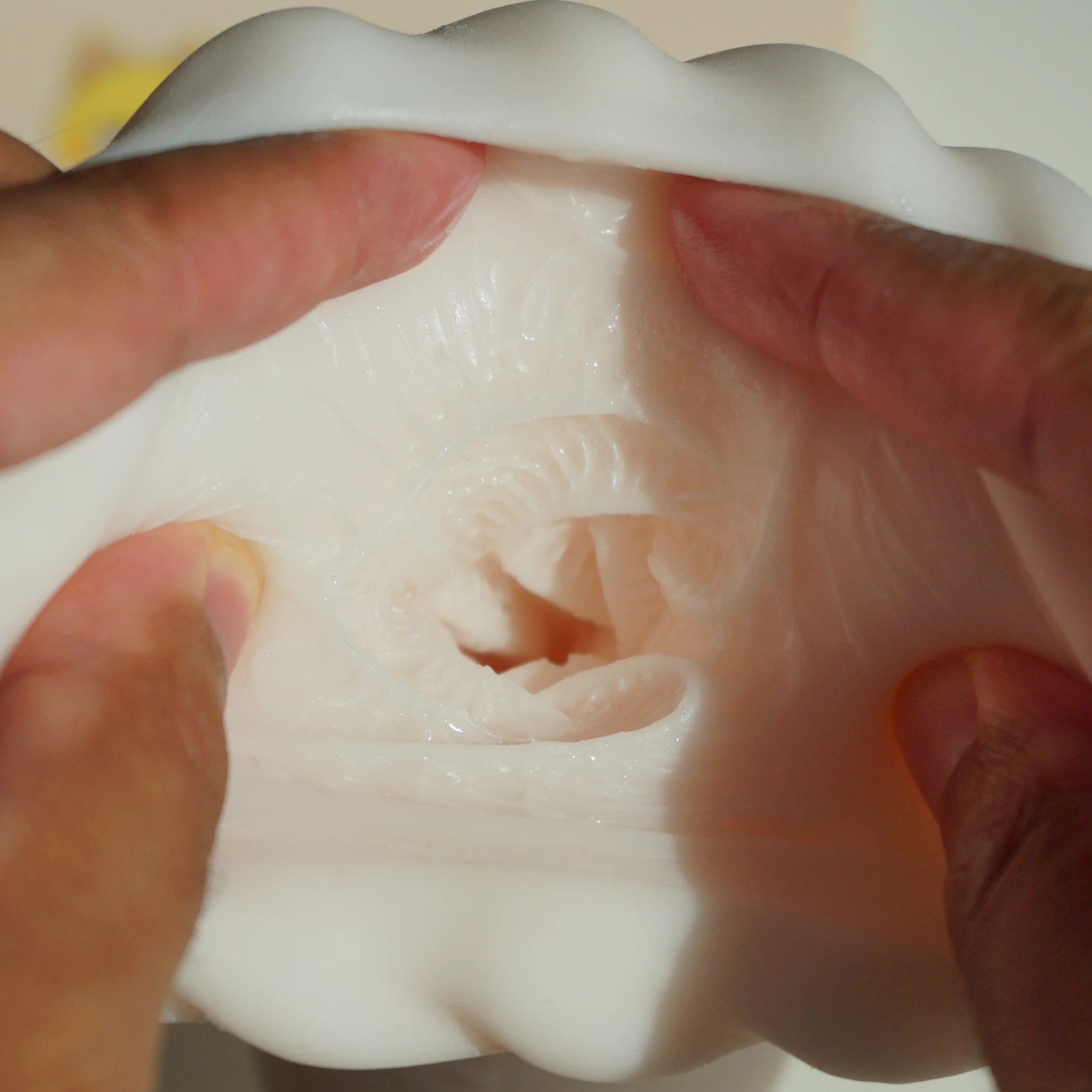 Kaku Mieiki Medium Mimizu 400 soft onahole review from Peachtoys by PercyOna