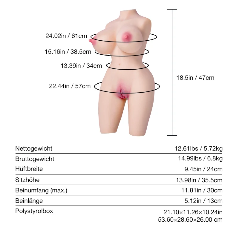 Mini Monica sex toy torso review from Tantaly by PercyOna